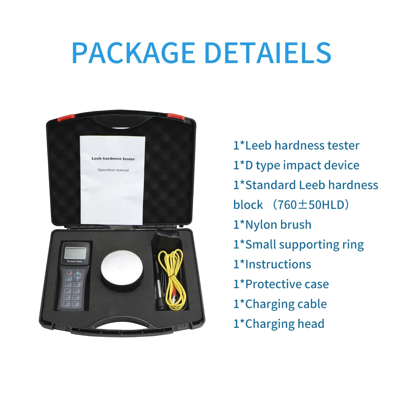 Leeb Hardness Tester Testing Metal Steel Rebound Leeb Pen-type Durometer With Data Output SL-150