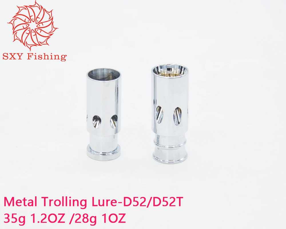 

SXY FISHING 2026NEW D52 D52T Metal Trolling Lure Fake lure DIY jet Copper head fishing lure Big game Lure Deep sea towing bait