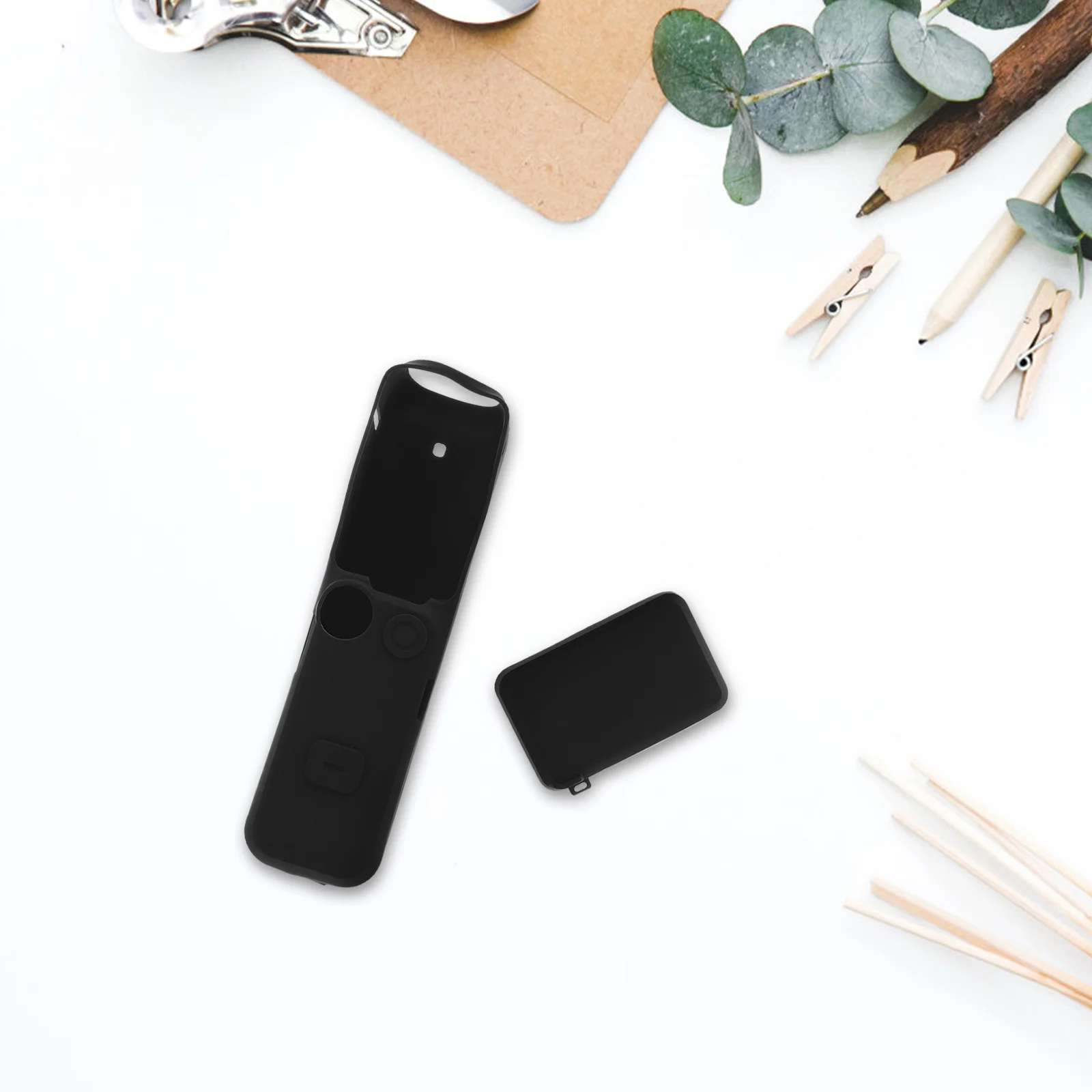 

1 Set Silicone Protective Case For Camera Scratch-Resistant Lightweight Skin Cover With Screen Guard Compatible With Dji Pocket