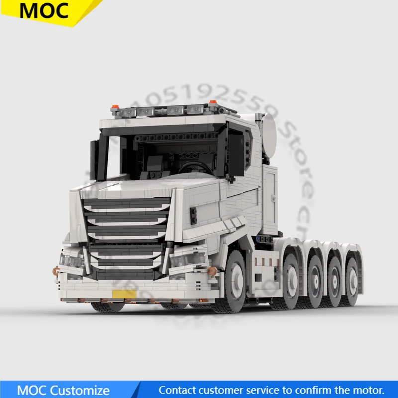 

3350 PCS Speed Hypercar torpedo low roof tractor MOC Customize Modular Building Block Popular Technology DIY Holiday Toy Gifts