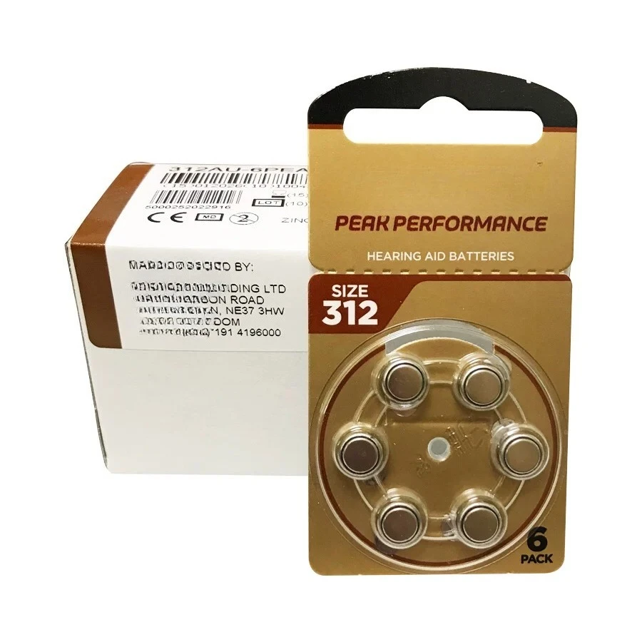 ，。for RAYOVAC PEAK Hearing Aid Battery 312 PR41 1.45V Whole Box [60 Capsules]，。
