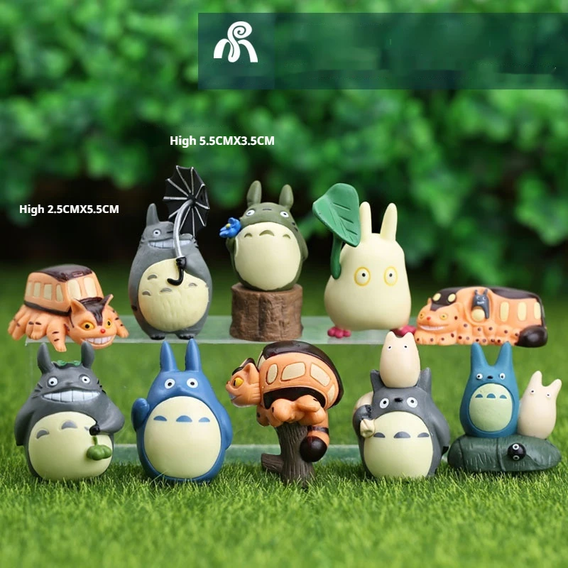 Neue Miyazaki Hayao Hexe Kiki Totoro Handgemachte Micro Landschaft Gesichtslosen Männliche Handgemachte Anime Blind Box Desktop Dekorationen Geschenke
