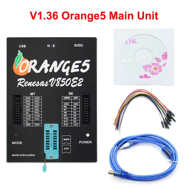 Orange 5 program V1.36 V850E2 full set of MCU chip reading and writing tools