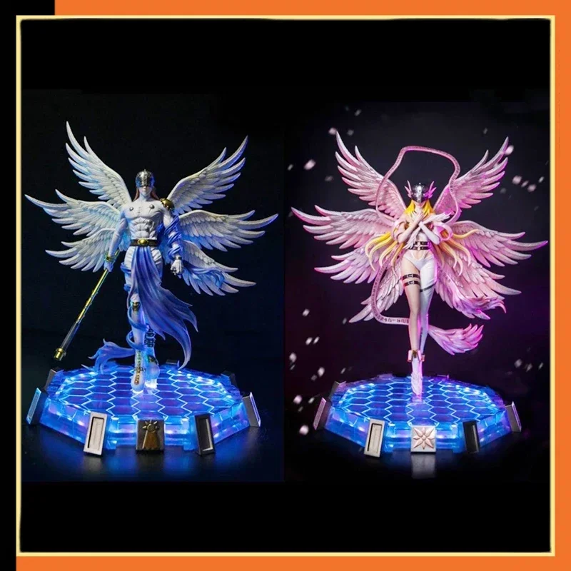 In Stock Digital Monster Anime Figures Angemon Angewomon Action Figures Digimon Figurine Pvc Statue Model Doll Decora Toys Gifts