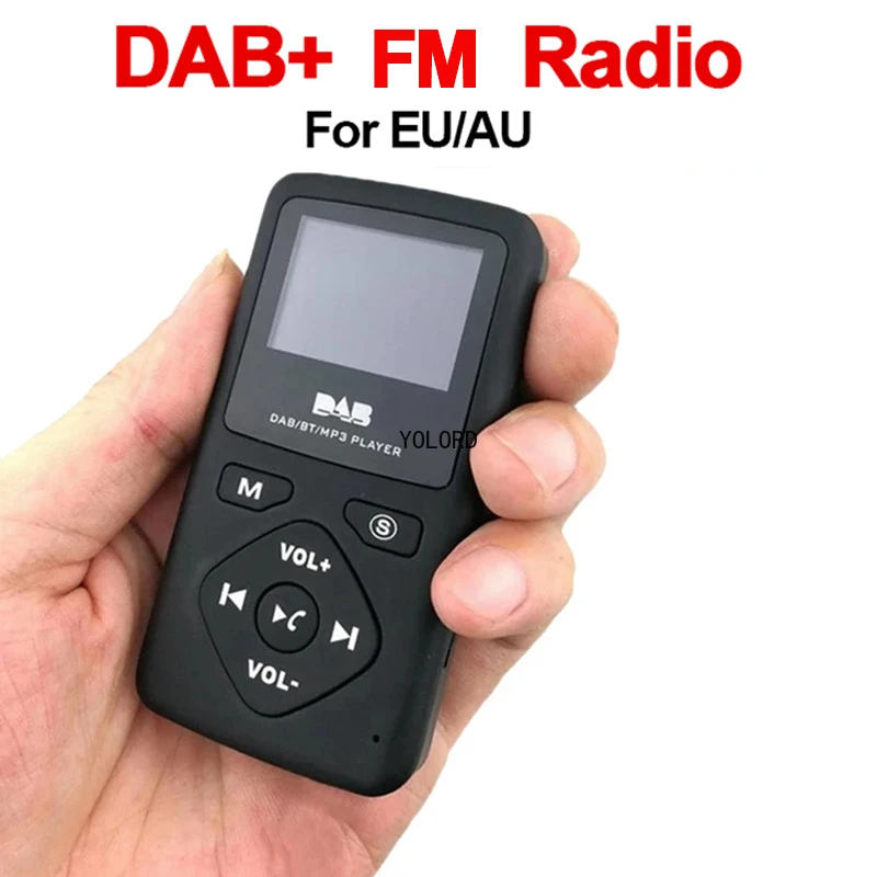 Europe Australia Portable Mini FM/DAB Digital Bluetooth Radio MP3 Music Player Easy Carrying