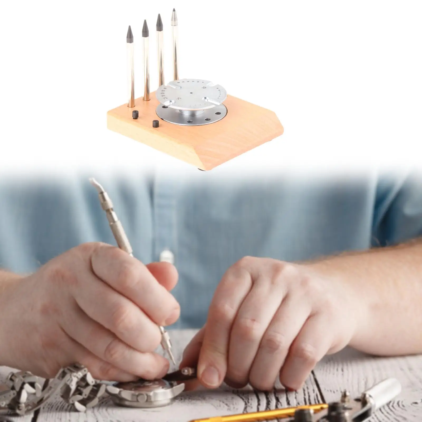 support-de-ressort-de-balancier-pour-mouvement-de-montre-facile-a-utiliser-support-de-balance-outil-de-reparation-avec-broches-de-015-mm-04-mm-05-mm-06-mm