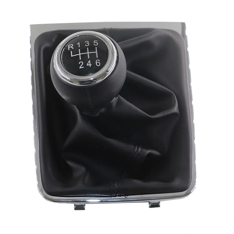 Car Gear stick shift knob gearbox shift knob boot For VW Passat B7 cc 2011 2012 2013 2014 2015 Gearbox handle gear lever knob