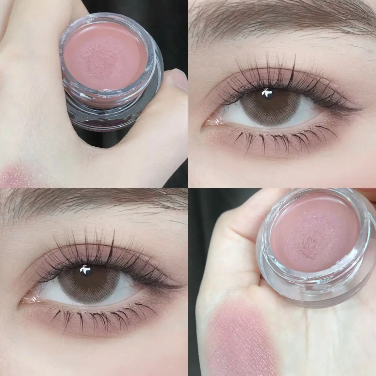 Crème de fard à barrage scintillante longue durée, pigment de contour, miroitement fin, ombre naturelle, maquillage des yeux, 256