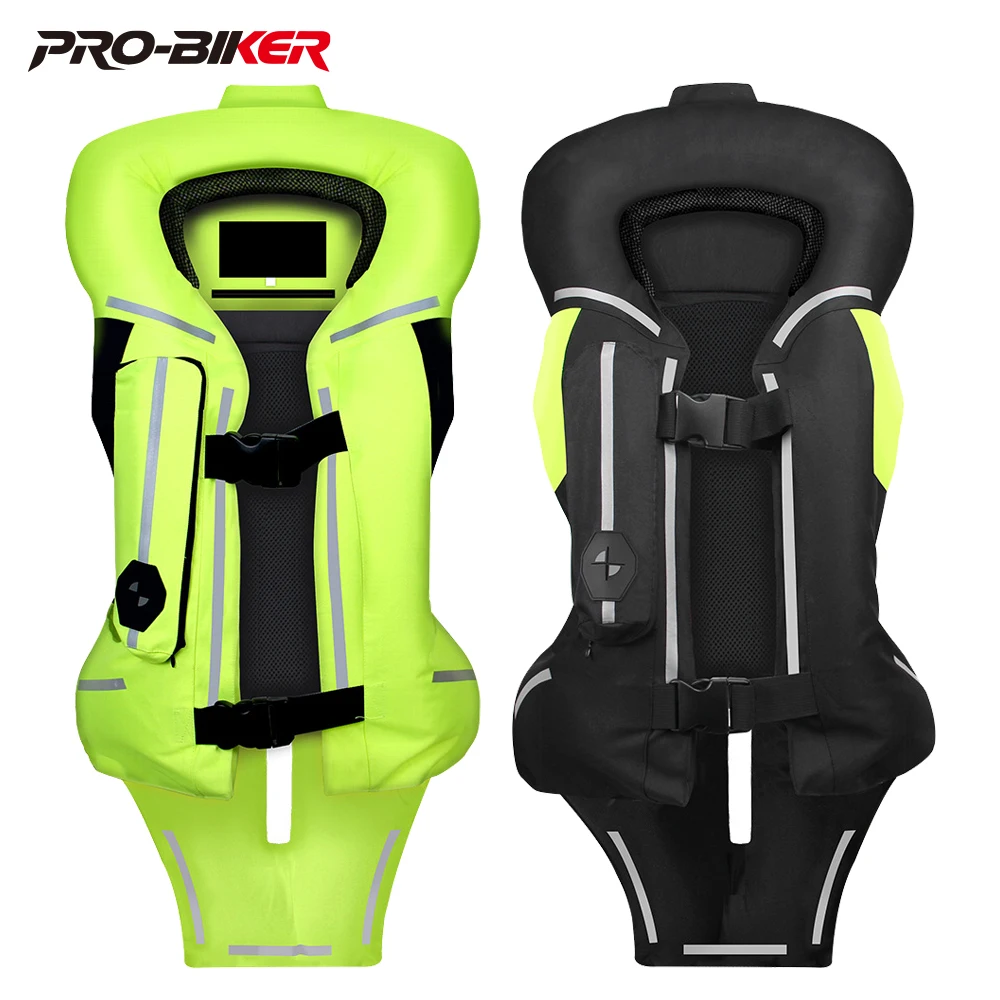 

Men's Motocross Air Bag Motorcycle Airbag Vest Motorbike Jacket Racing Riding Reflective Safety Clothing CE Protector Anti Fall
