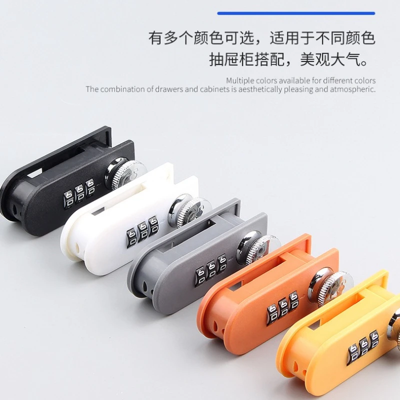 2PCS Roller Digital Mechanical Dial Combination Lock for Cabinet Drawer Wardrobe Office Security Safe
