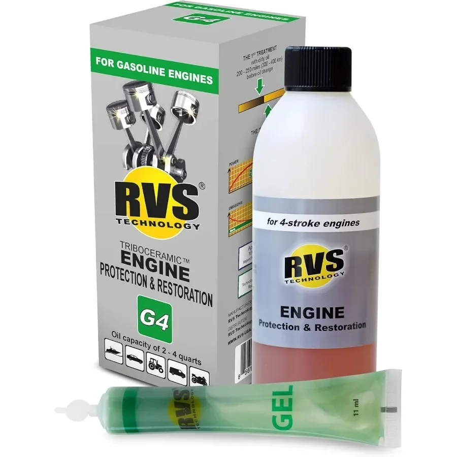 

Очистка моторного масла G4 для бензиновых двигателей с емкостью моторного масла до 4 кварт; повышает эффективность топлива увеличивает двигатель