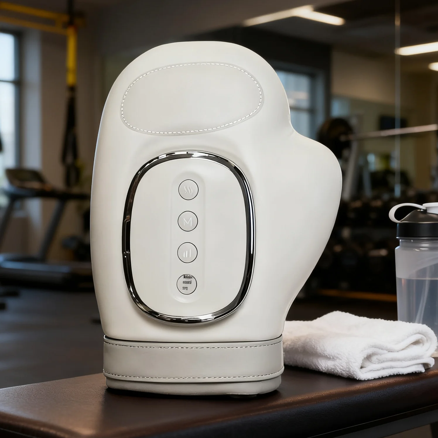 مدلك نقطة الوخز بالإصبع اللاسلكي على شكل يد مدلك ضغط ساخن قابل لإعادة الشحن ضغط الهواء المحمول مدلك يدوي كهربائي #1