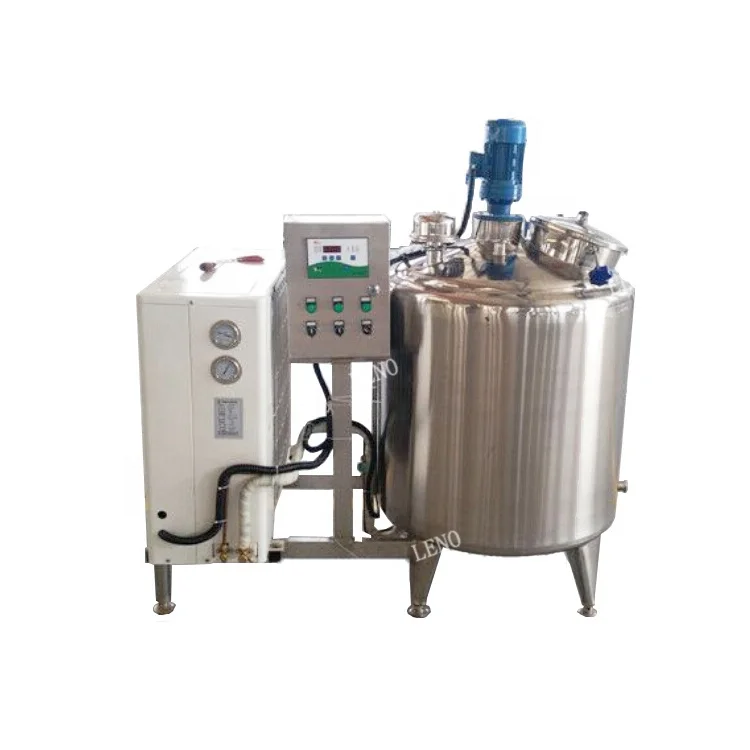 Milk Processing Equipment SS304 SS316L Stainless Steel Milk Storage Cooling Tank Fresh Liquid Milk Powder Yogurt Dairy Machine