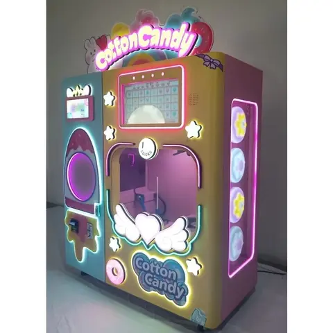 Tatlı şeker pamuk şekerleme makinesi pamuk şekerleme otomatı mg320 otomatik marshmallow pamuk şekerleme makinesi