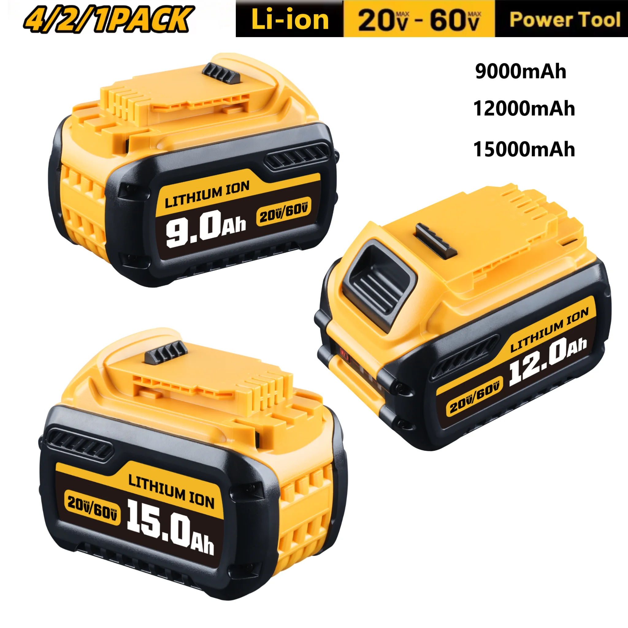 9/12/15Ah DCB609 20…