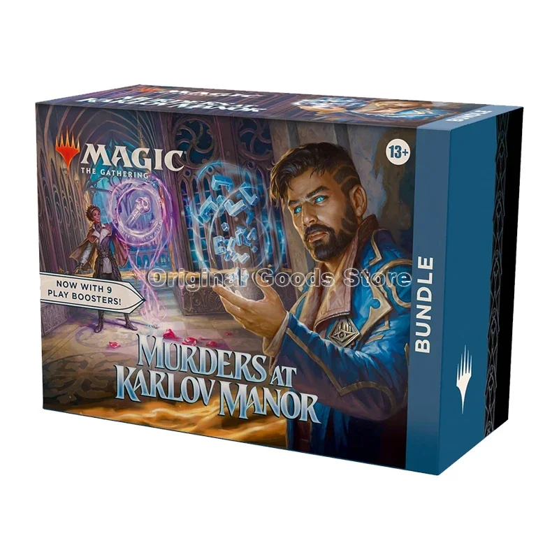 Cartes à collectionner originales Magic The Gathering Murders at Karlov Manor, Bundle anglais, 9 Play Boosters, Collection, Cadeau d'anniversaire