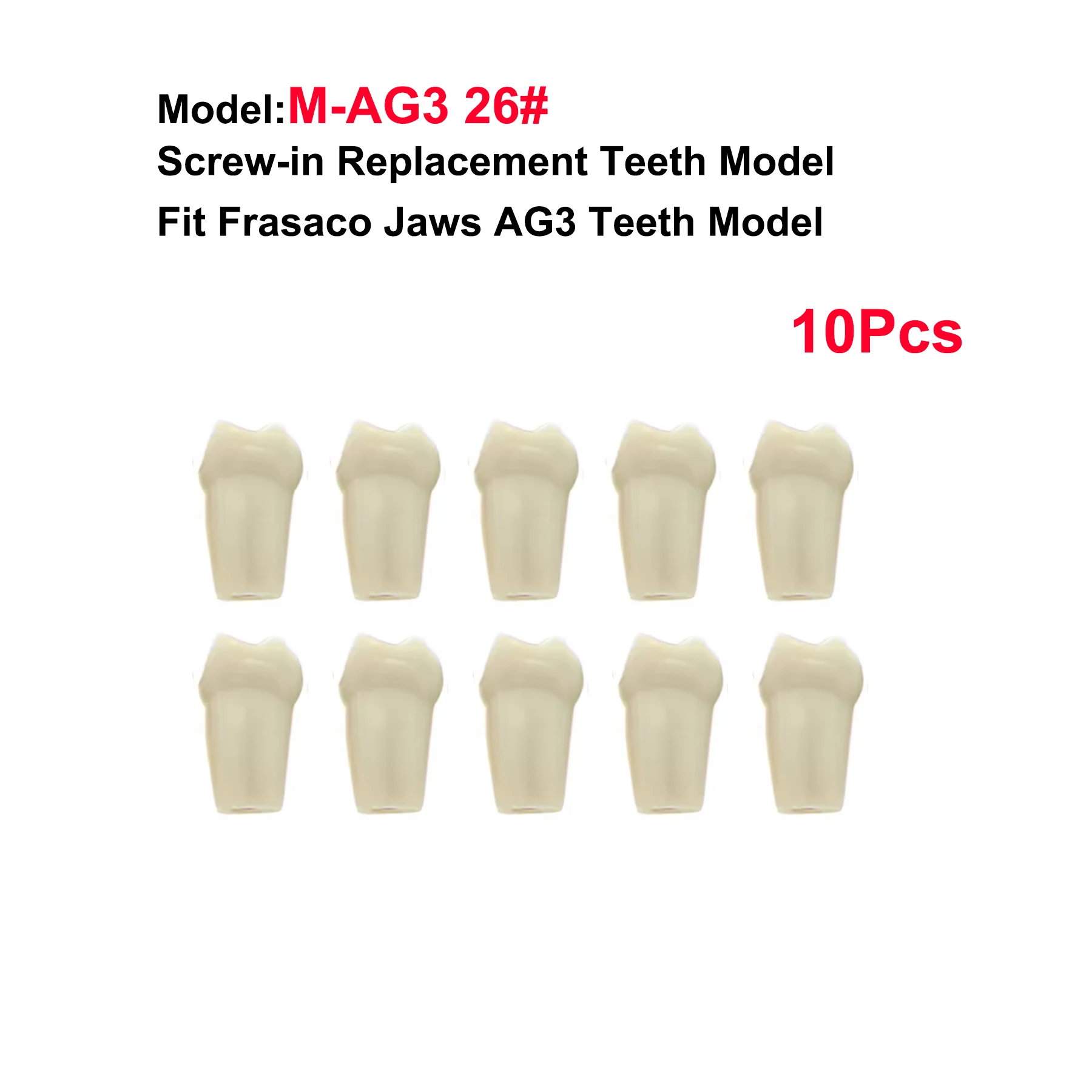 Fit Frasaco AG3 Typodont Tandheelkundige Tanden Model Volledige tanden 32 Stuks Schroef-in Praktijk Vullen Zachte Gom Gingivae tanden Training Teach