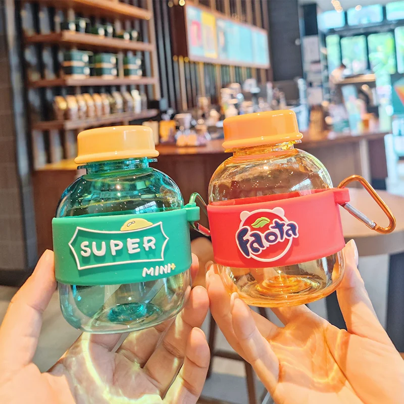 Mini Water Bottle Cute Coke Water Bottle For Girls INS Style Outdoor Portable Plastic Water Bottles Creative Gifts For Friends