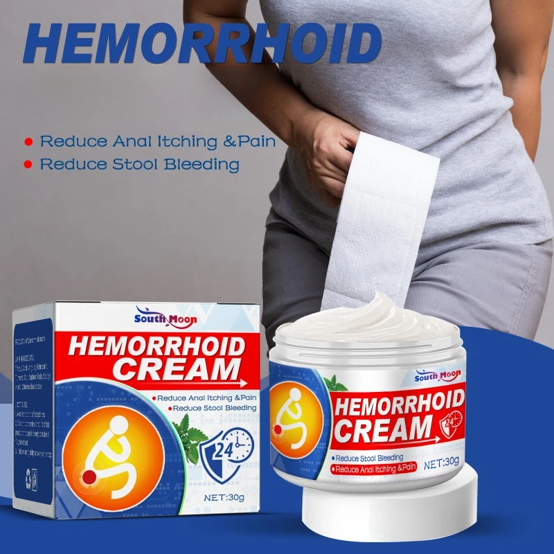 1Pcs Hemorrhoids Ointment Relief Anus Swell Pain Bleeding Anti-itch Internal And External Hemorrhoids Cream Anal Herb Cream