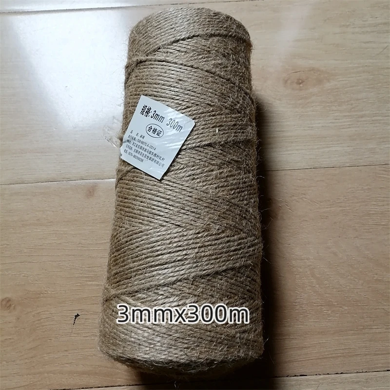 1/2/3/4/5/6mm Diameter Jute Twine Weave Hemp Tag Photo Wall Handicraft Decoration Twisted Rope DIY Accessories Cord