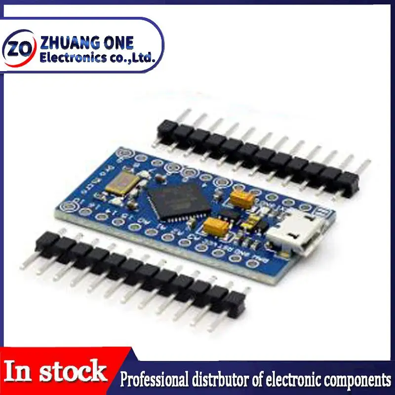 Pro Micro ATmega32U4 5V 16MHz Original Chip Replace ATmega328 For Arduino Pro Mini With 2 Row Pin Header For Leonardo UNO R3