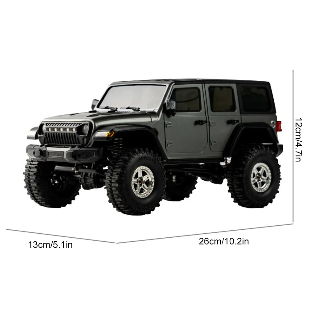 รถบังคับวิทยุ JJRC C8801 Pro RC ขนาด 1/18 แบบสัดส่วนเต็มรูปแบบ ปรับได้สามระดับ กล่องเกียร์สองสปีด ระบบกันสะเทือน 4 ล้อ รถออฟโรด ของเล่นเด็ก