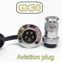 Aviation plug GX30 M30 connector male socket female plug DF30 panel installation connector 2P/3P/4P/5P/6P/7P/8P/10P/12P/14P/