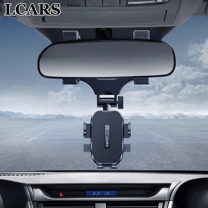 Verstellbare, drehbare Handyhalterung für das Auto, Clip-Halterung für den Rückspiegel, Navigations-Innenzubehör.