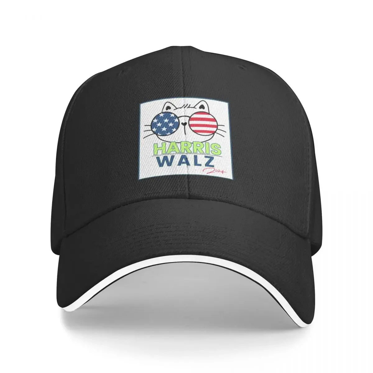 PURR’FECT! HARRIS & WALZ : NEON President Unlock Baseball Cap Vintage Rugby hiking hat fashionable Woman Men's