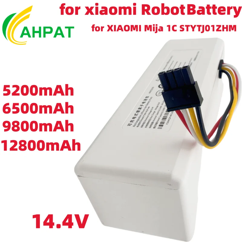 

For Xiaomi Robot Battery 14.4V 12800mAh 1C STYTJ01ZHM Mijia Mi Vacuum Cleaner Sweeping Mopping Robot Replacement Battery G1