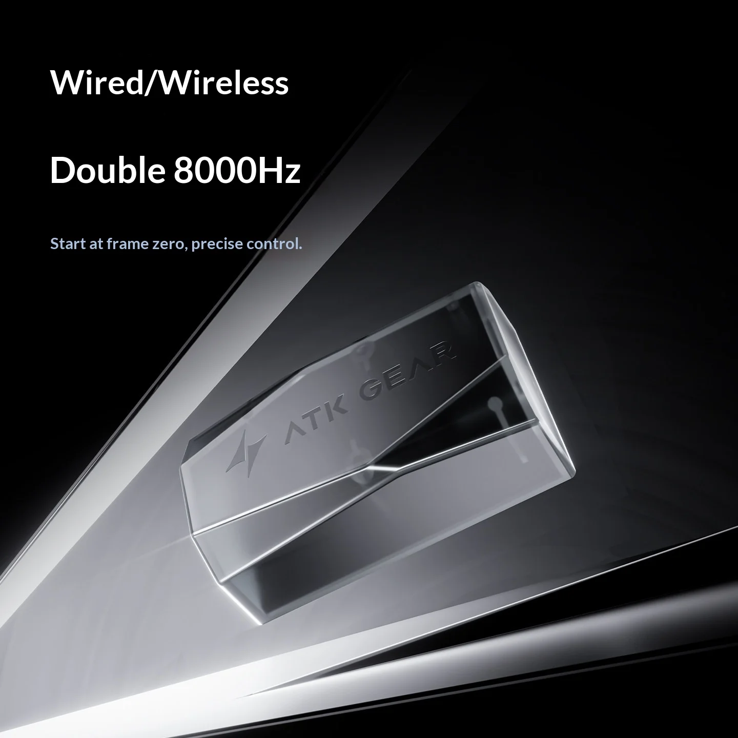 ATK ZERO Transparent Wireless Mouse Nordic 54H20 Paw3950Ultra 39gram Lightweight Ergonomic Gaming Mice PC Accessories Valorant view 3