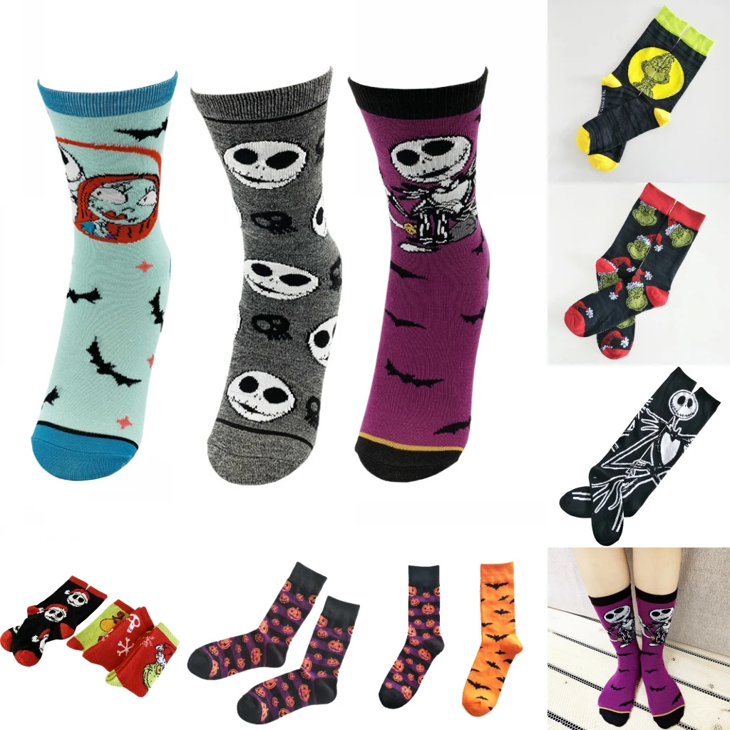 MINISO The Nightmare Before Christmas Cosplay Adult Unisex Costume Accessories Sock Halloween Props