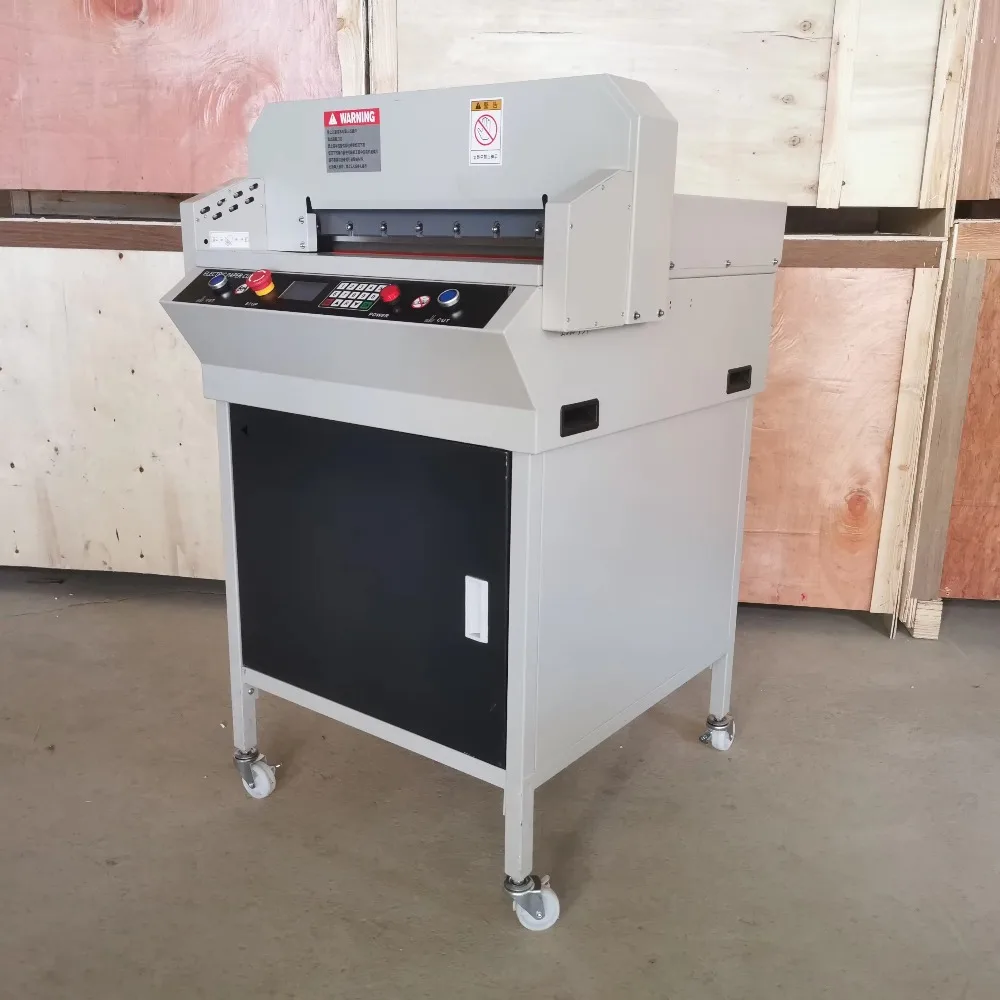 Electric Heavy Duty 450mm Guillotine Paper Cutter for Book and Magazine Making Machine