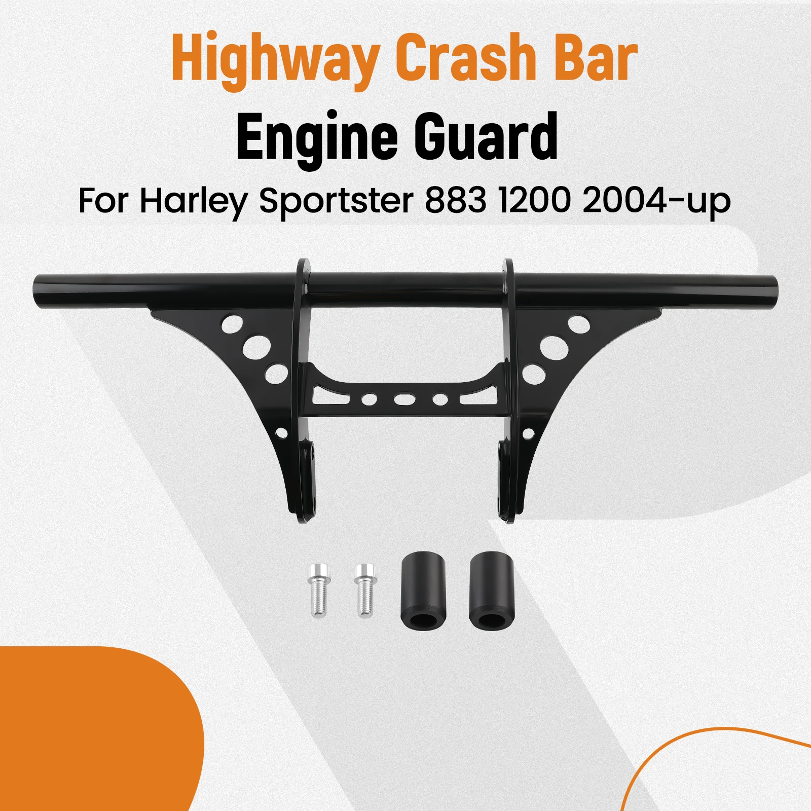 

Highway Engine Guard Crash Bar for Harley Sportster 883 XL 1200 Roadster Iron