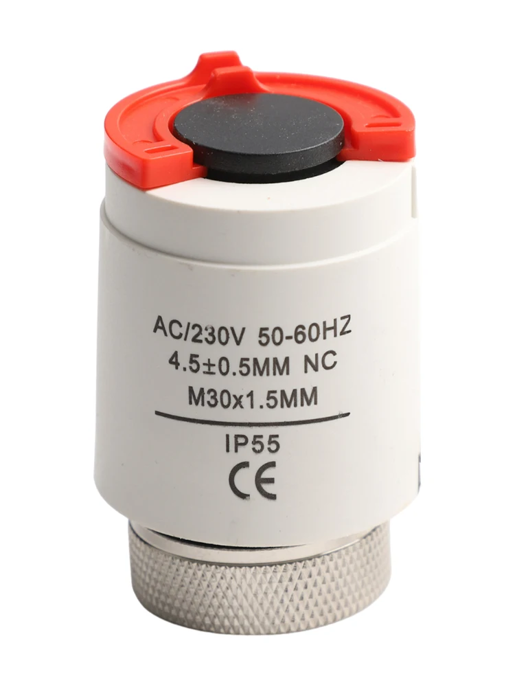 Electric Heating Actuator for Water Floor Systems M30x1 5 Size Suitable for Programmable Temperature Control Solutions