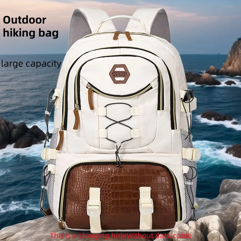 

Large Capacity Outdoor Travel Backpack,Men's Hiking Backpack with Shoe Compartment,Spacious Travel Bag with Laptop Compartment