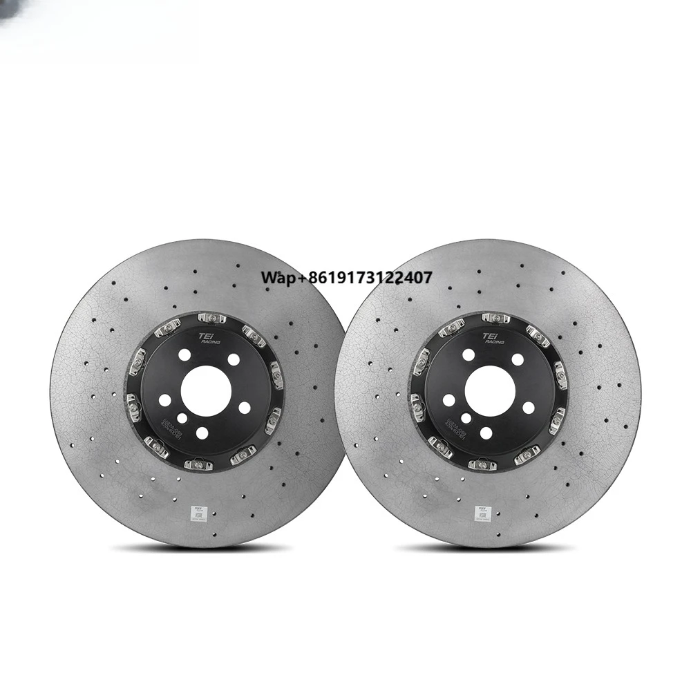 

TEI Professional Car Brake System Auto Pads Front Rear 380-30mm Carbon Ceramic Brake Disc for GT-R R35