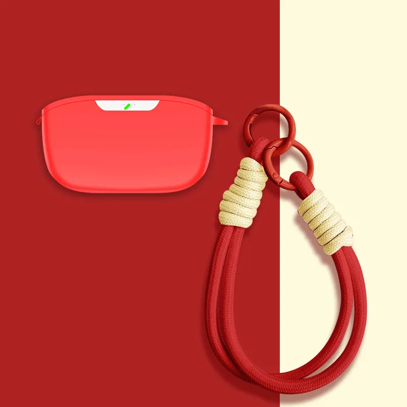 Suitable for JBL Wave Buds/Wave Buds 2/JBL Wave 100 TWS Silicone Bluetooth Earphones with Washable Case and Anti Loss Lanyard view 5