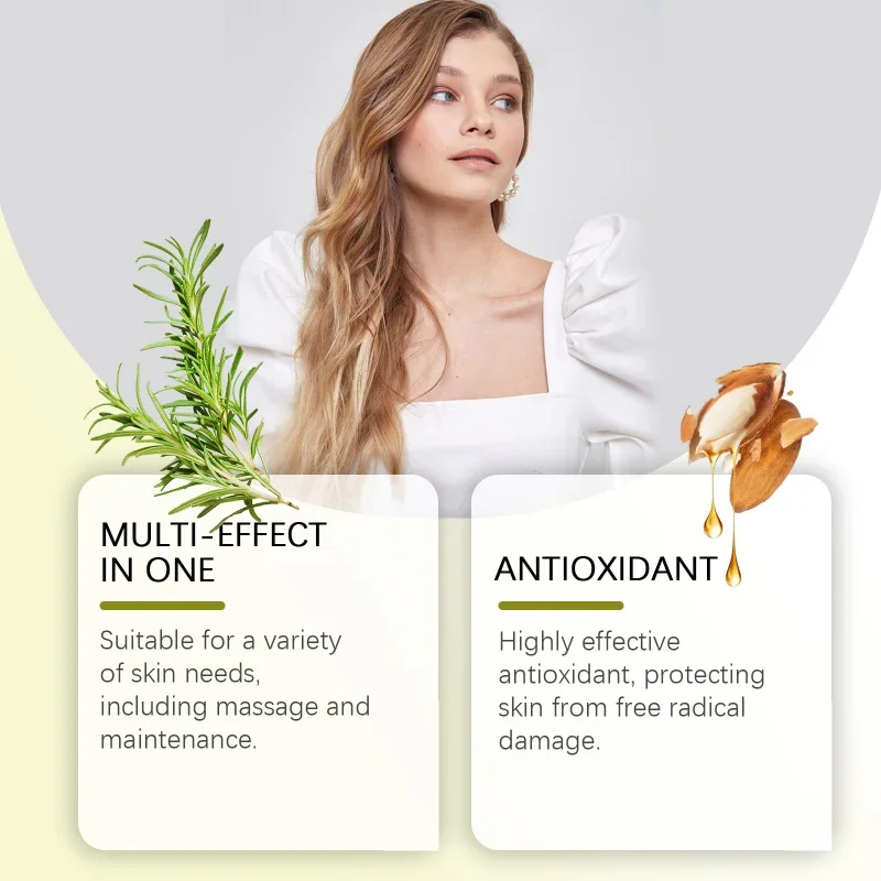 

Rosemary Body Essential Oil Nourishes Cares for Skin Massage Moisturizes Daily Body Care Oil Supports Skin Elasticity