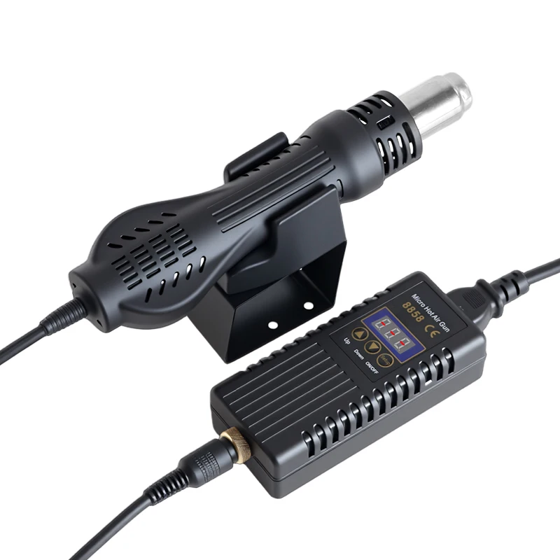 

Hot air gun disassembly soldering station portable circuit board maintenance digital display constant temperature control