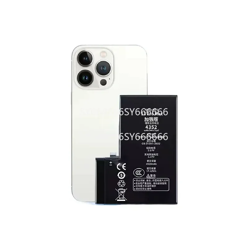 100% New 4740mAh High Density Enhanced Capacity For NOHON Replacement Battery Compatible With iPhone 13Pro Max + Free Tools