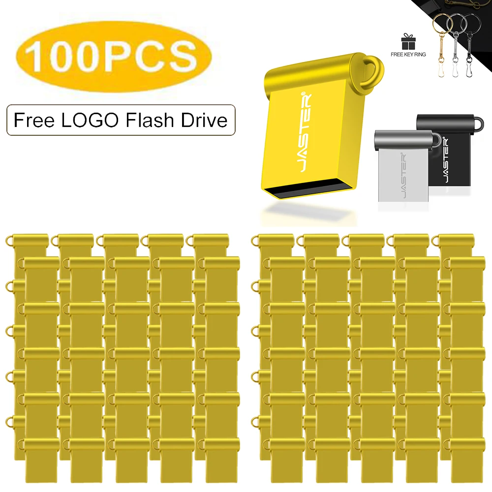 100 قطعة محرك فلاش USB صغير 1 جيجابايت 64 جيجابايت 32 جيجابايت ذاكرة القلم محرك 16 جيجابايت Cle USB 2.0 عصا 8 جيجابايت 4 جرام USB أجهزة تخزين شعار تخصيص مجاني