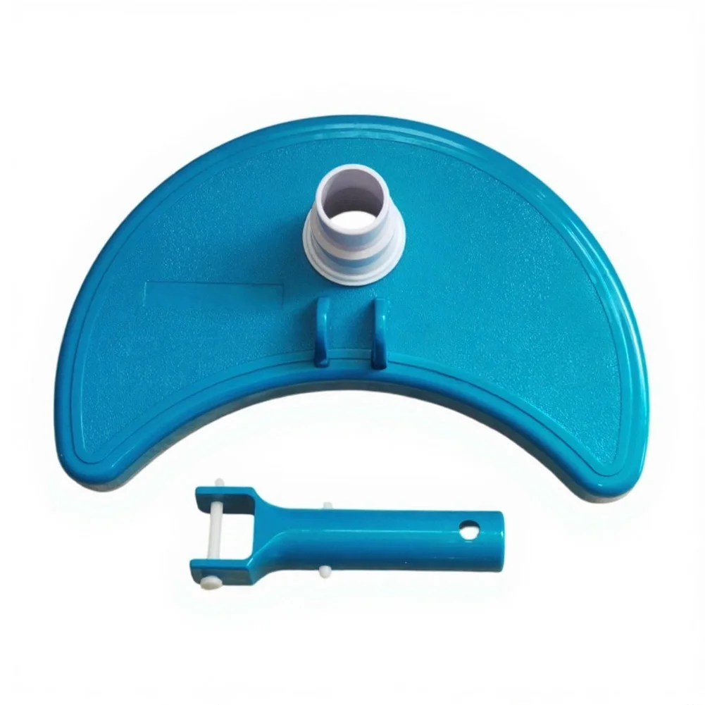 HalfMoon Pool Vacuum Head for Swimming Pools Removes Dirt Leaves and Debris Easy to Maneuver for Corner Cleaning