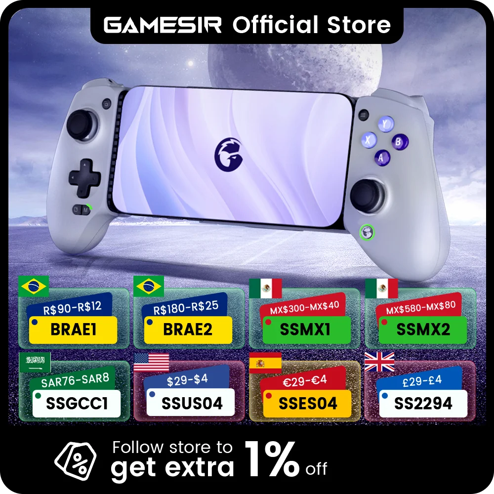 

GameSir G8 Mobile Phone Gamepad Hall Effect Game Controller for iPhone 15 Android Cellphone Cloud Gaming Xbox Game Pass STADIA