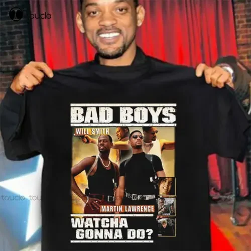 Bad Boys 28Th Anniversary 1995-2023 Signatures Gift For Fan Movie Film Tee Shirt Men Workout Shirt Digital Printing Tee Shirts