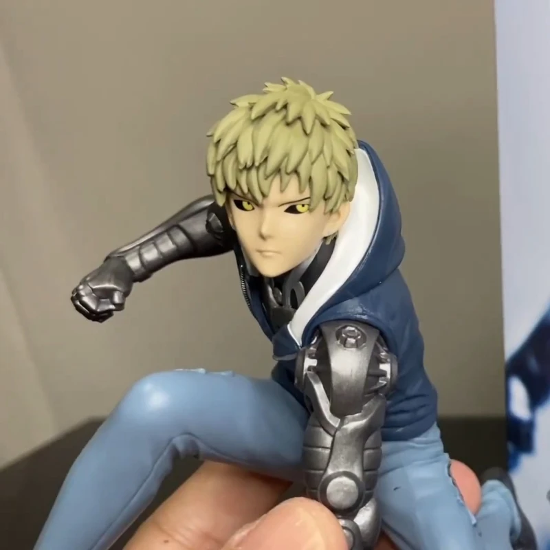 جديد الأصلي بانداي بانبريستو واحد لكمة رجل جينوس أنيمي عمل أرقام نموذج الحلي هدية لمحبي أنيمي هدية واقعية الشكل #5