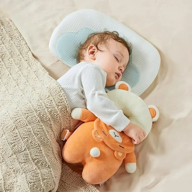 Protector de cabeza de bebé, almohadilla de seguridad, cojín para la espalda, previene lesiones, elfo, León1-3T, almohadas de seguridad para niños pequeños, casco protector