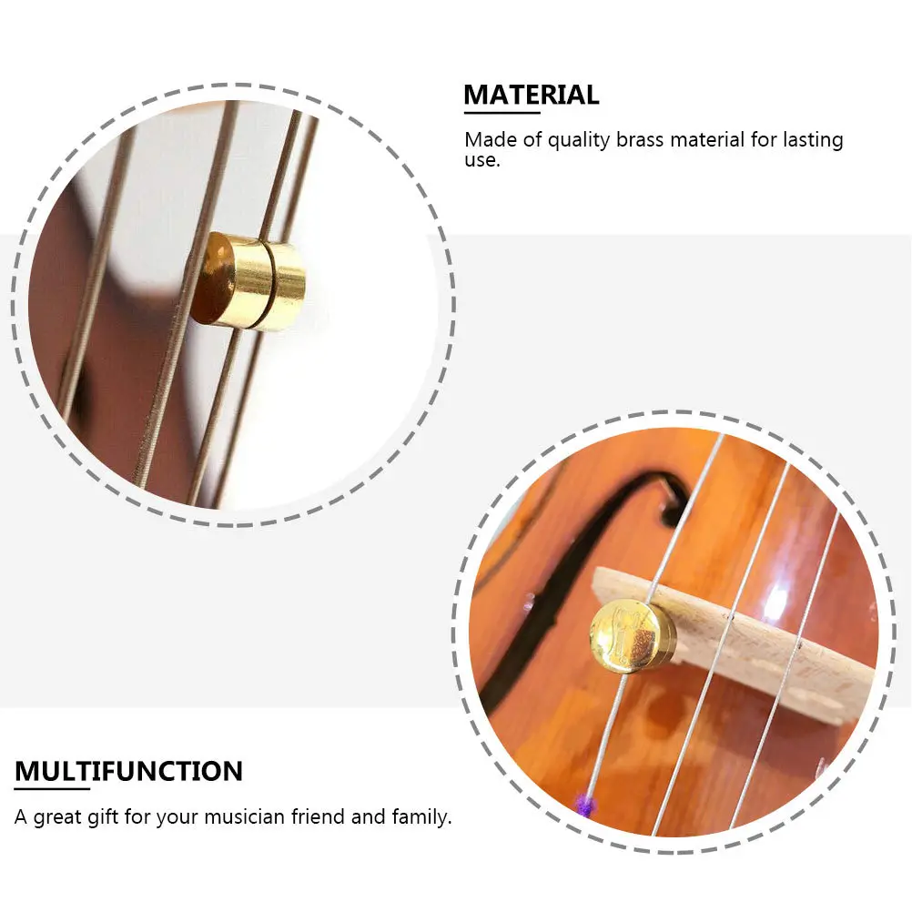 

1Pcs Brass Wolf Tone Cello Mute Suppressor Sturdy Instrument Part for Violoncello Sound Improvement
