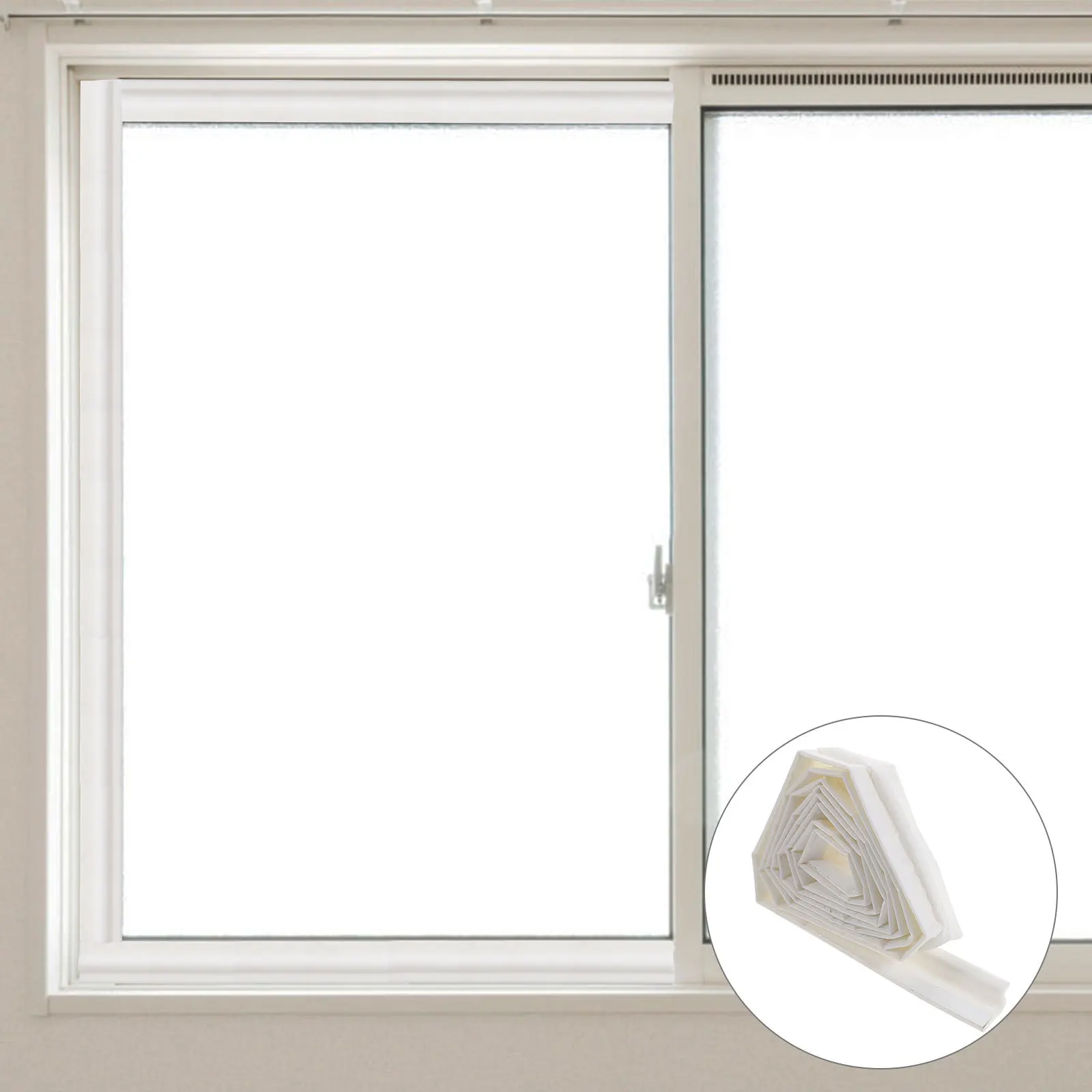 

2pcs Sealing Strip 2M Door Weather Stripping Self Adhesive Foam Tape For Window Frame Insulation Seal Weatherproof Strip