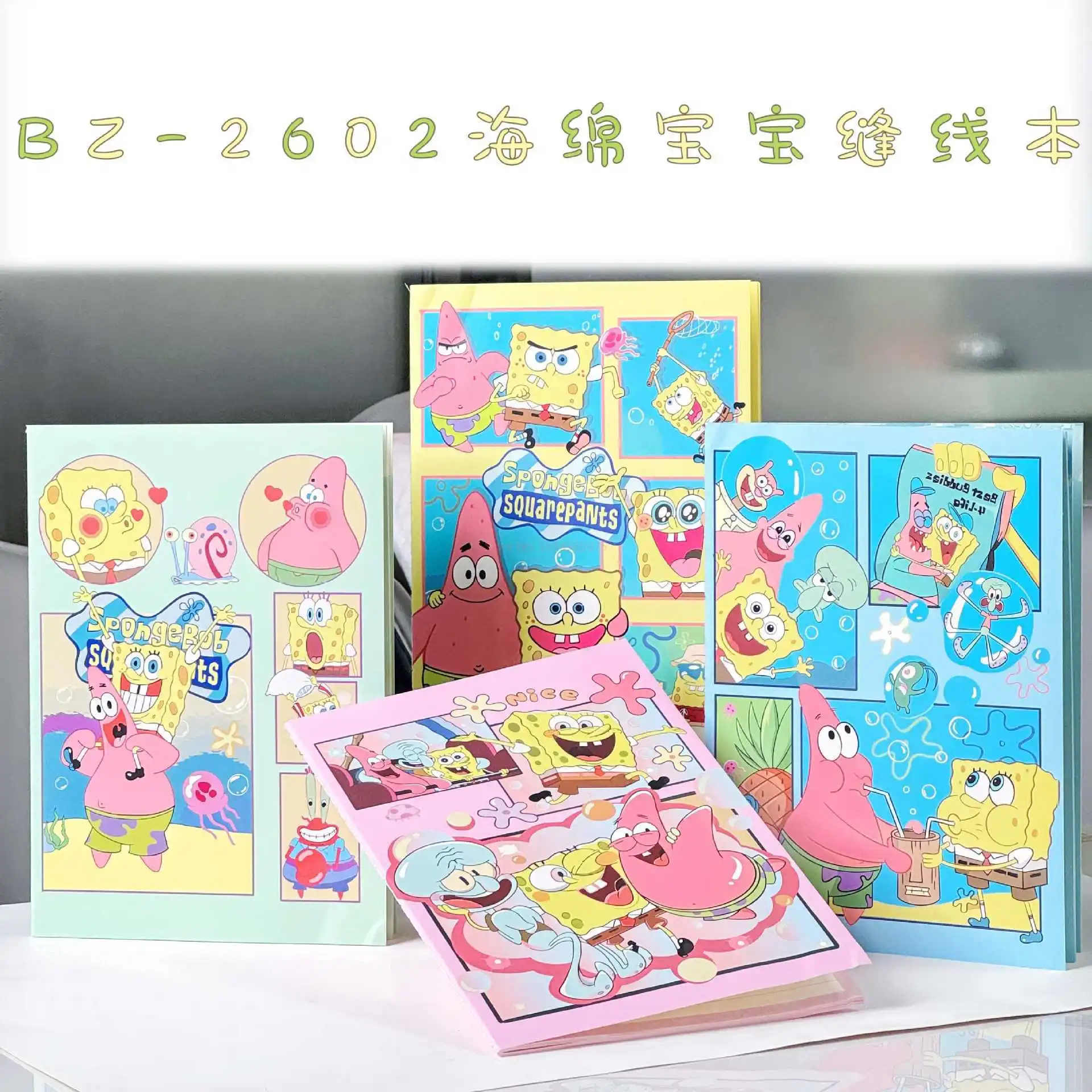 4pcs Anime Notebook Stitch Sanrio Labubu Chiikawa Mikko B5 Notebook Cute Mini Book Draft Notepad Student Writing Stationery